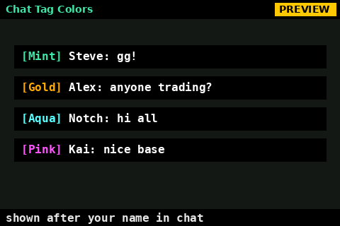 Mint Tag preview